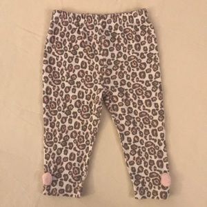 Cuddle Bear leopard print toddler leggings